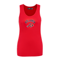 MLB ATLANTA BRAVES CLASSIC WOMEN'S RELAXED FIT RACERBACK (RED)