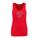 MLB ATLANTA BRAVES CLASSIC WOMEN'S RELAXED FIT RACERBACK (RED)