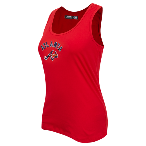 MLB ATLANTA BRAVES CLASSIC WOMEN'S RELAXED FIT RACERBACK (RED)