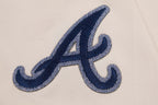 MLB ATLANTA BRAVES VARSITY BLUES HAUT À COUPE CARRÉE POUR FEMME (LIN)
