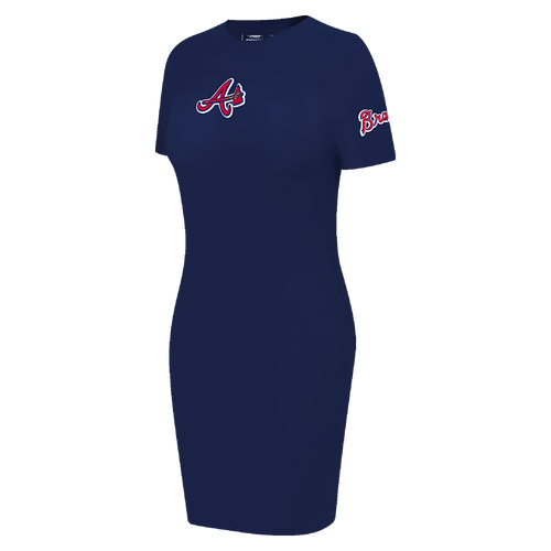 MLB ATLANTA BRAVES CLASSIC WOMEN'S BODYCON DRESS (MIDNIGHT NAVY)