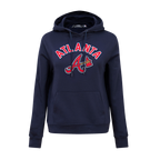 MLB ATLANTA BRAVES CLASSIC CHANDAIL À CAPUCHON POUR FEMME (MARINE MINUIT)