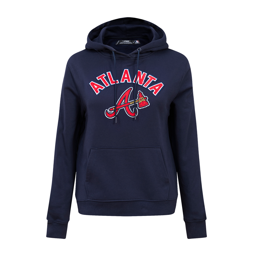 MLB ATLANTA BRAVES CLASSIC CHANDAIL À CAPUCHON POUR FEMME (MARINE MINUIT)