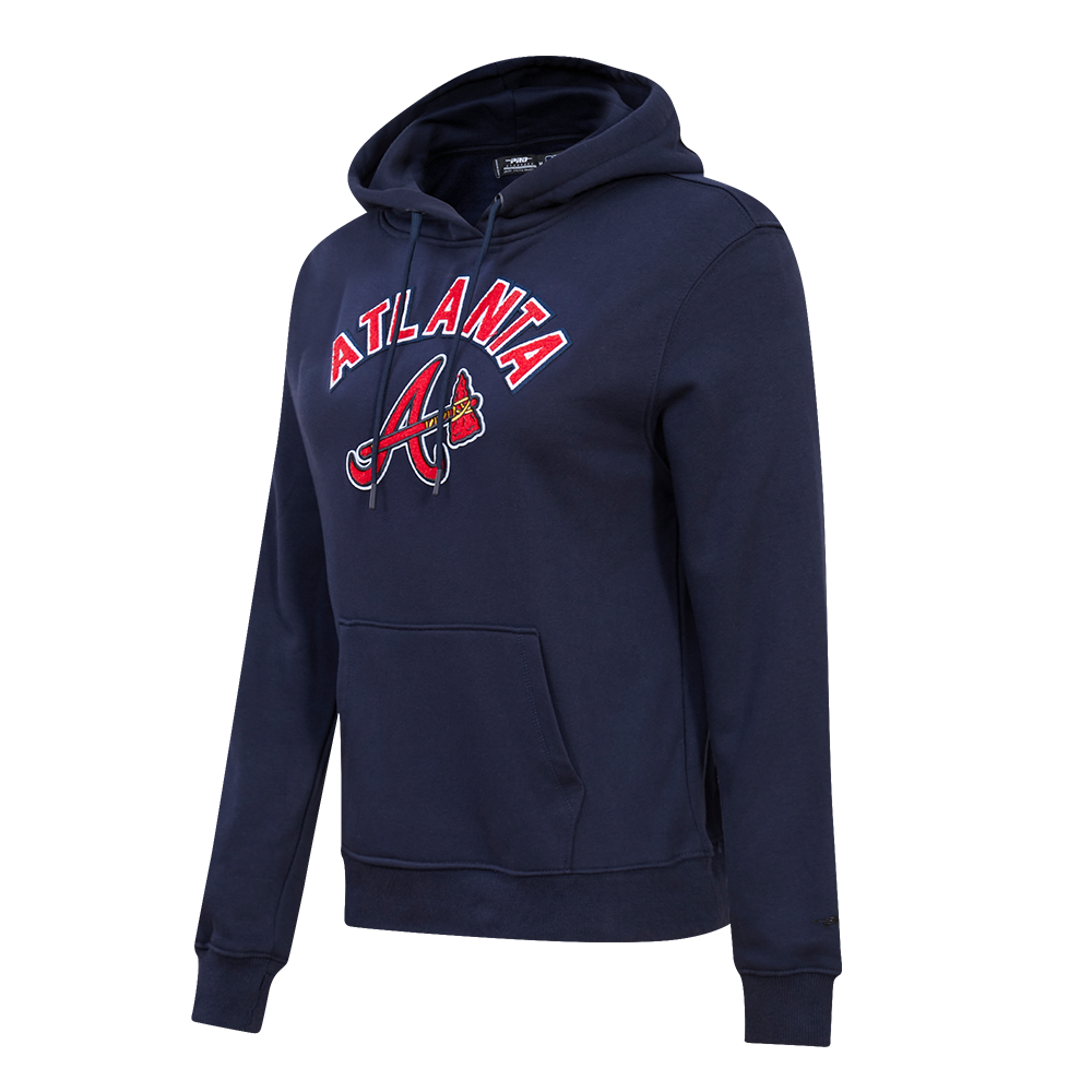 MLB ATLANTA BRAVES CLASSIC CHANDAIL À CAPUCHON POUR FEMME (MARINE MINUIT)