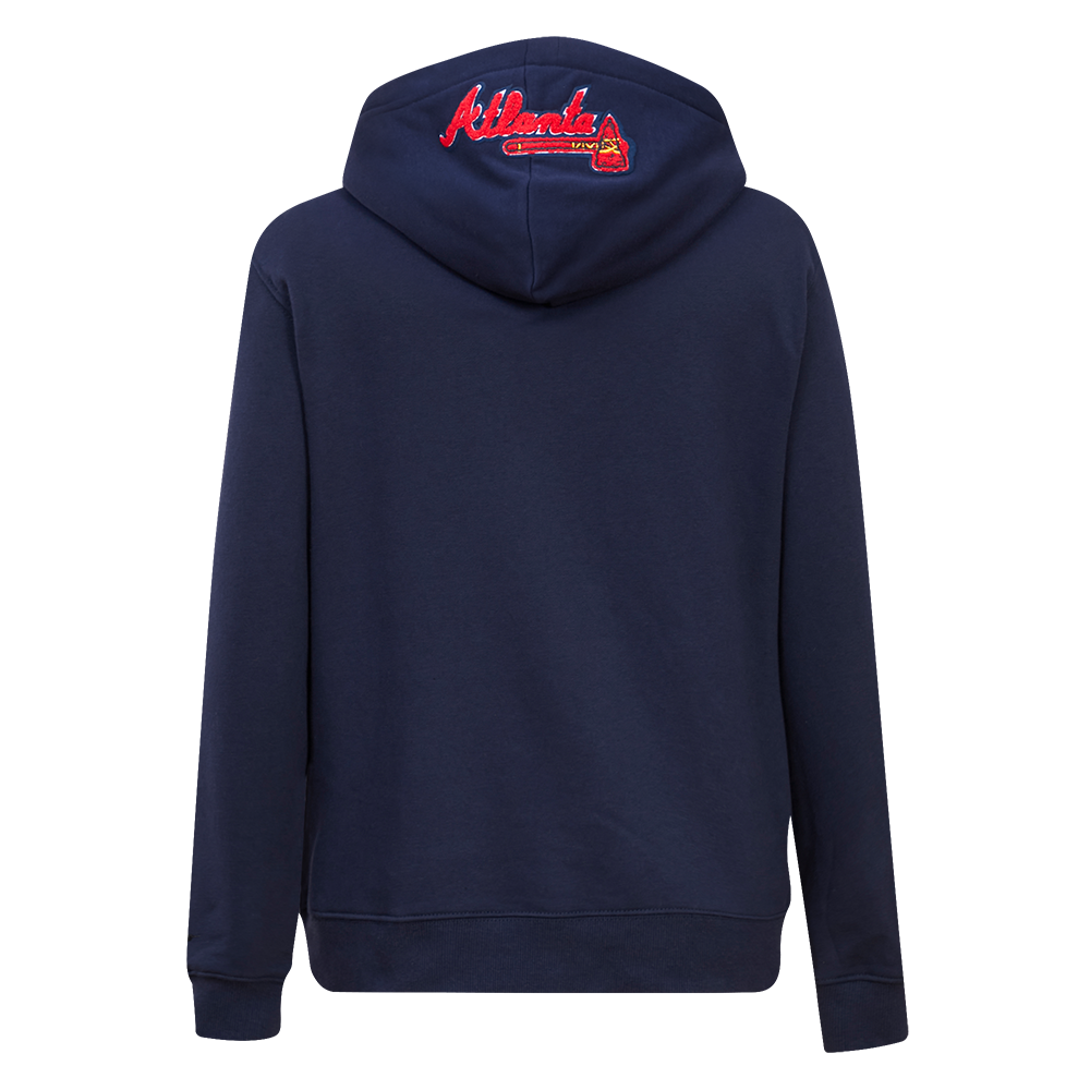 MLB ATLANTA BRAVES CLASSIC CHANDAIL À CAPUCHON POUR FEMME (MARINE MINUIT)