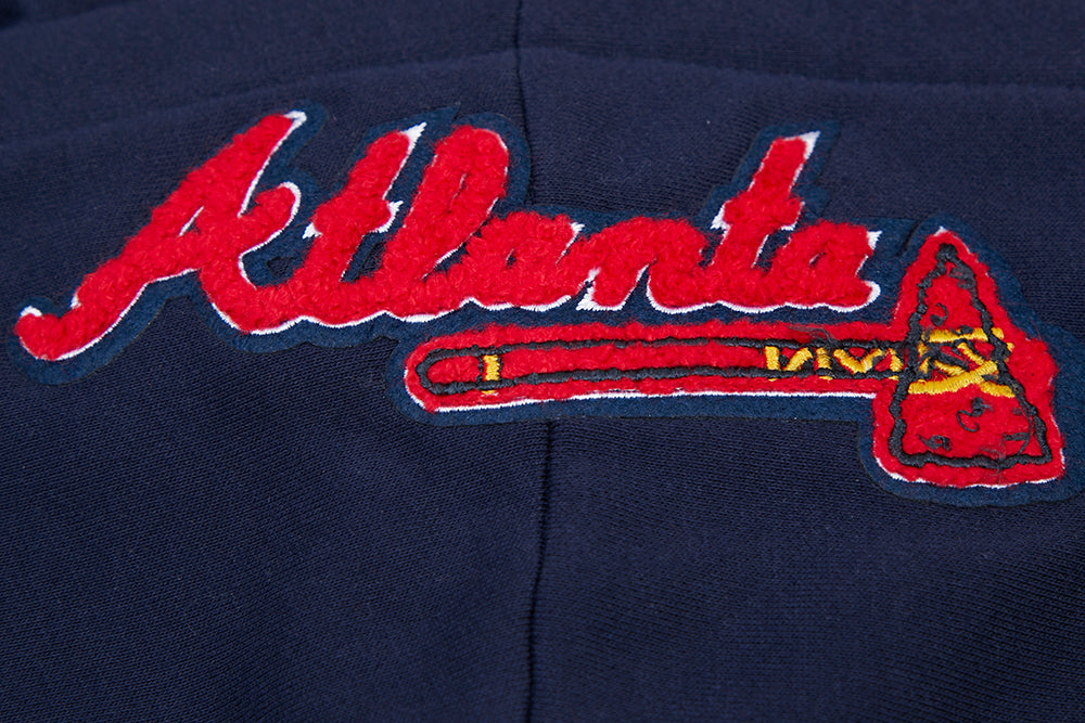 MLB ATLANTA BRAVES CLASSIC CHANDAIL À CAPUCHON POUR FEMME (MARINE MINUIT)