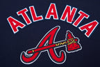 MLB ATLANTA BRAVES CLASSIC CHANDAIL À CAPUCHON POUR FEMME (MARINE MINUIT)
