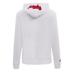 MLB ATLANTA BRAVES CLASSIC WOMEN'S PULLOVER HOODIE (WHITE)