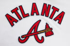 MLB ATLANTA BRAVES CLASSIC WOMEN'S PULLOVER HOODIE (WHITE)