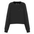 MLB ATLANTA BRAVES NEUTRAL WOMEN'S CREWNECK (BLACK)