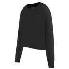 MLB ATLANTA BRAVES NEUTRAL WOMEN'S CREWNECK (BLACK)