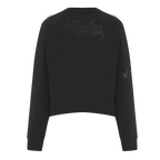 MLB ATLANTA BRAVES NEUTRAL WOMEN'S CREWNECK (BLACK)