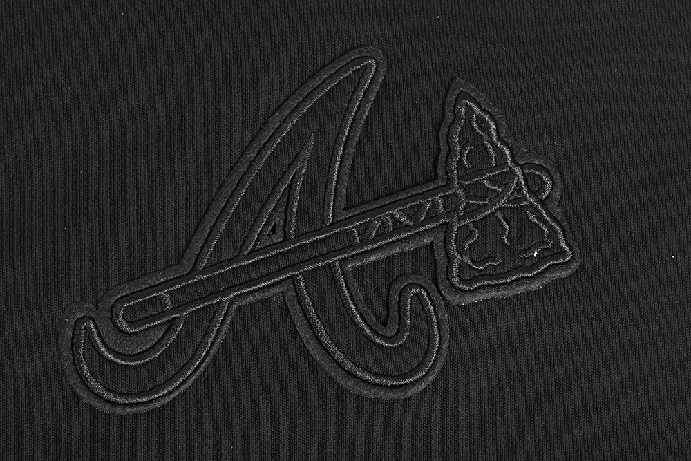 MLB ATLANTA BRAVES NEUTRAL WOMEN'S CREWNECK (BLACK)