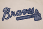 MLB ATLANTA BRAVES VARSITY BLUES CHANDAIL À COL ROND POUR FEMME (LIN)