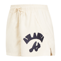 MLB ATLANTA BRAVES TRIPLE TONAL WOVEN WOMEN'S SHORT (EGGSHELL)