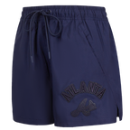 MLB ATLANTA BRAVES TRIPLE TONAL SHORT TISSÉ POUR FEMME POUR FEMME (MARINE MINUIT)