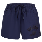 MLB ATLANTA BRAVES TRIPLE TONAL SHORT TISSÉ POUR FEMME POUR FEMME (MARINE MINUIT)
