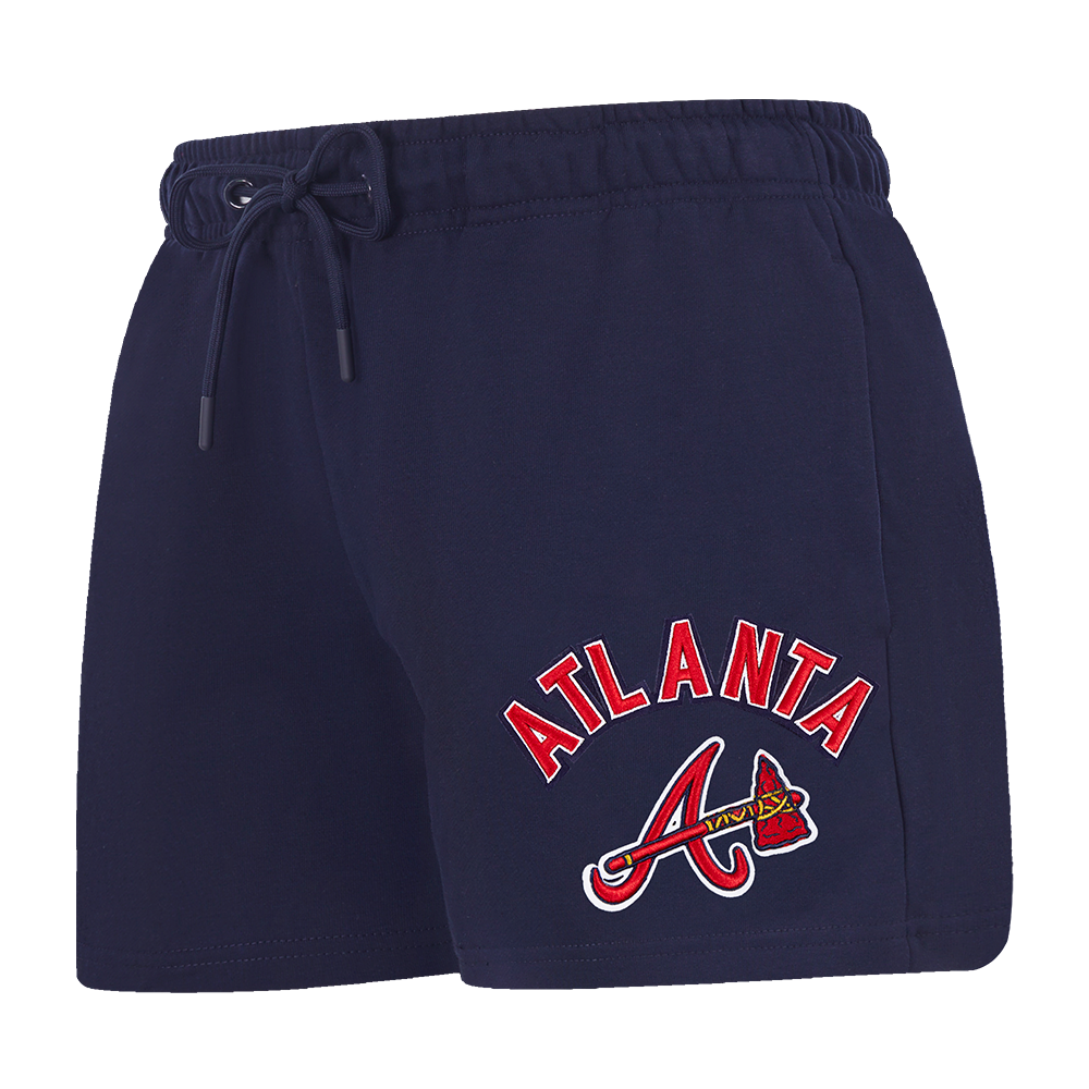MLB ATLANTA BRAVES CLASSIC SHORT EN MOLLETON POUR FEMME (MARINE MINUIT)