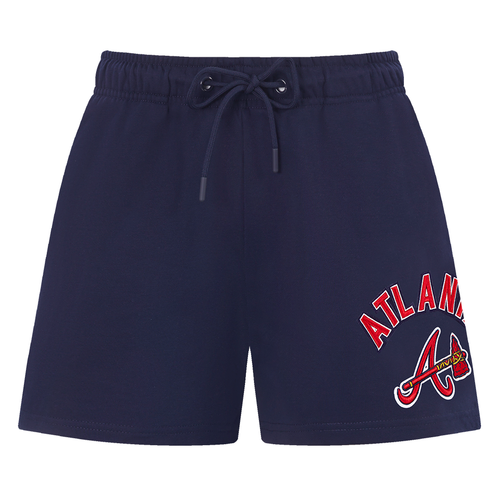 MLB ATLANTA BRAVES CLASSIC SHORT EN MOLLETON POUR FEMME (MARINE MINUIT)