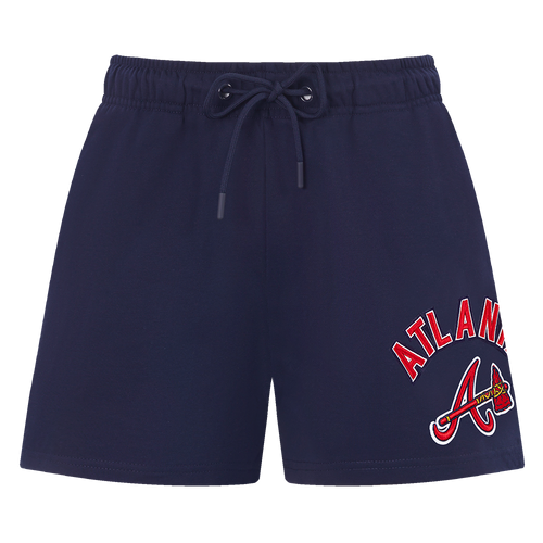 MLB ATLANTA BRAVES CLASSIC WOMEN'S FLEECE SHORT (MIDNIGHT NAVY)