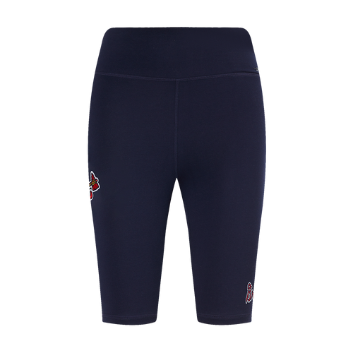 MLB ATLANTA BRAVES CLASSIC WOMEN'S COTTON BIKE SHORT (MIDNIGHT NAVY)