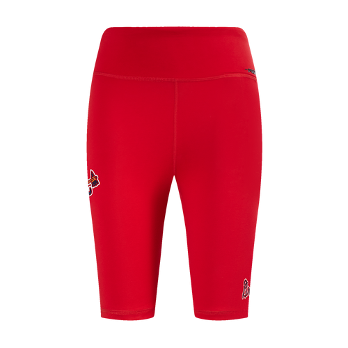 MLB ATLANTA BRAVES CLASSIC WOMEN'S COTTON BIKE SHORT (RED)