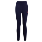 MLB ATLANTA BRAVES SCRIPT TAIL LEGGING EN JERSEY À TAILLE HAUTE POUR FEMME (MARINE MINUIT)