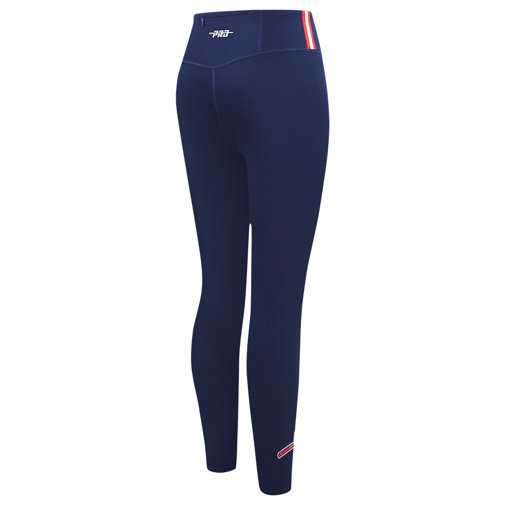 MLB ATLANTA BRAVES CLASSIC CHENILLE LEGGING EN JERSEY ÉPAIS POUR FEMME (MARINE MINUIT)