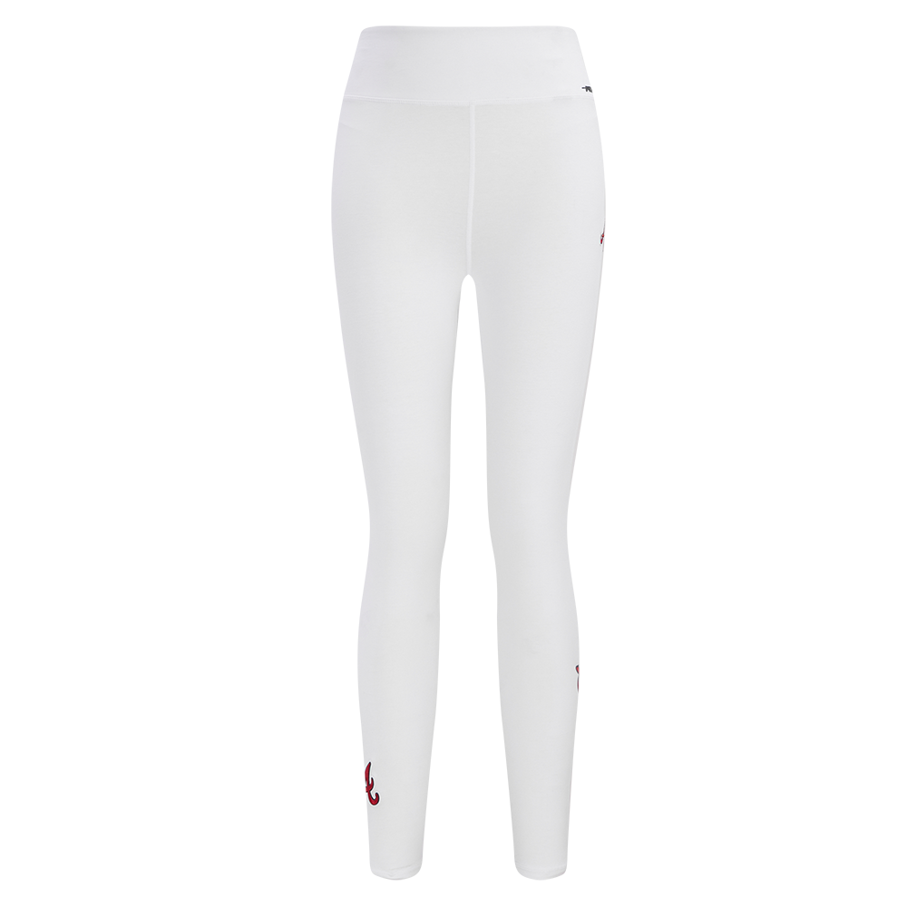 MLB ATLANTA BRAVES CLASSIC WOMEN'S JERSEY LEGGING (WHITE)