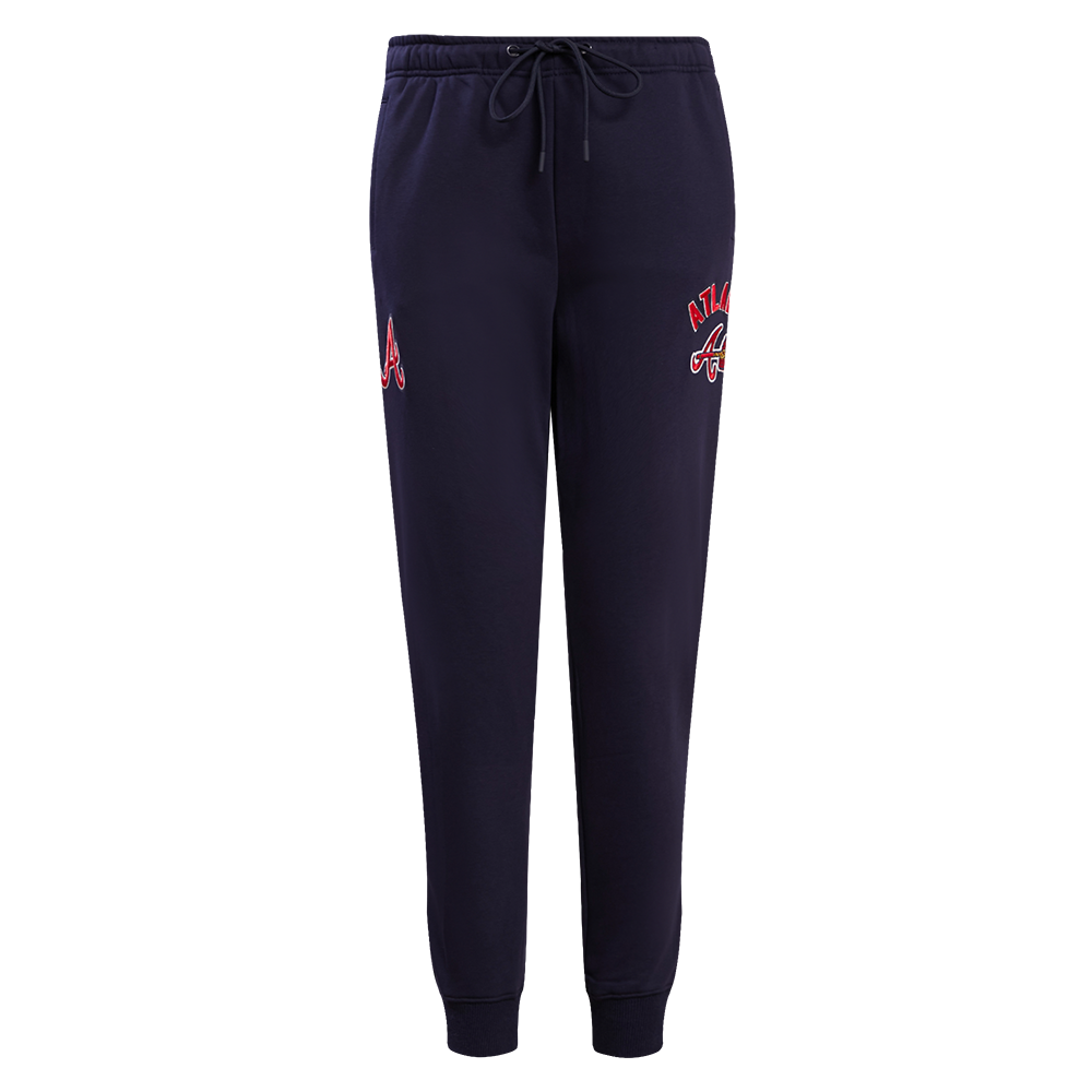 MLB ATLANTA BRAVES CLASSIC PANTALON OUATÉ POUR FEMME (MARINE MINUIT)