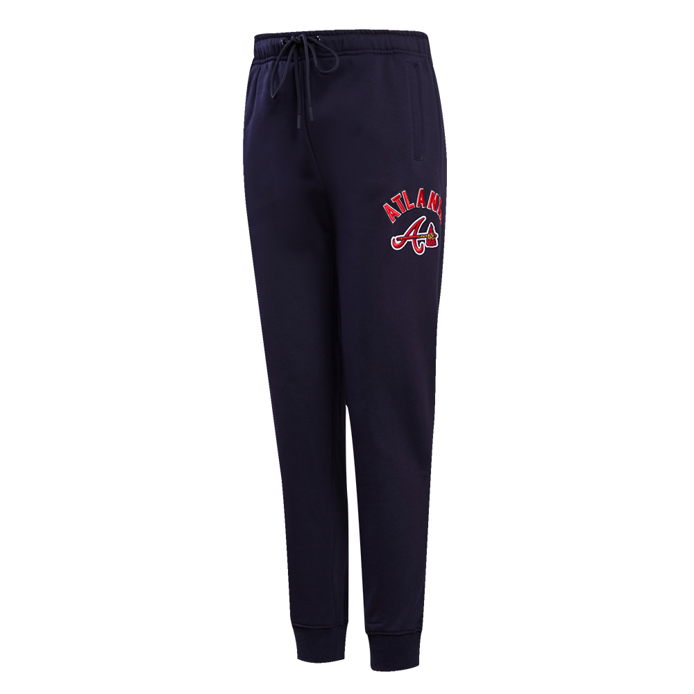 MLB ATLANTA BRAVES CLASSIC PANTALON OUATÉ POUR FEMME (MARINE MINUIT)