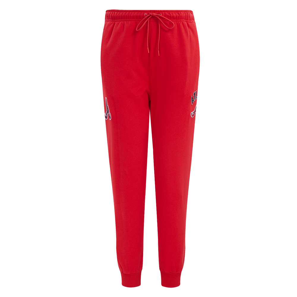 MLB ATLANTA BRAVES CLASSIC PANTALON OUATÉ POUR FEMME (ROUGE)
