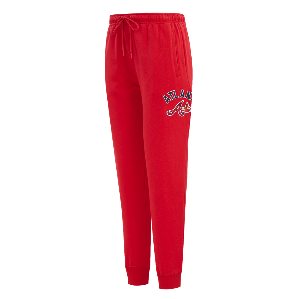 MLB ATLANTA BRAVES CLASSIC PANTALON OUATÉ POUR FEMME (ROUGE)