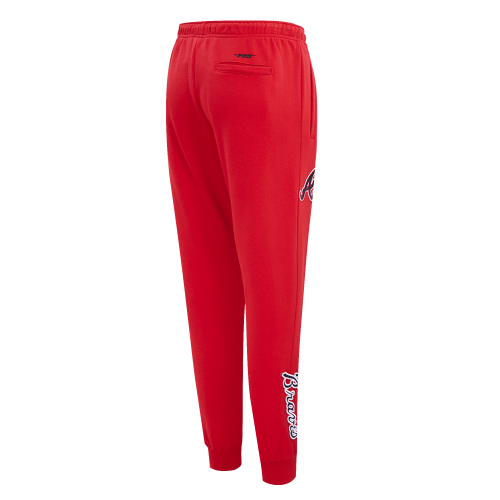 MLB ATLANTA BRAVES CLASSIC PANTALON OUATÉ POUR FEMME (ROUGE)