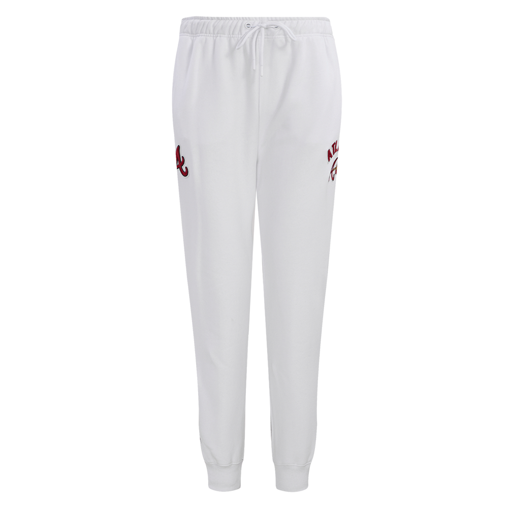 MLB ATLANTA BRAVES CLASSIC PANTALON OUATÉ POUR FEMME (BLANC)