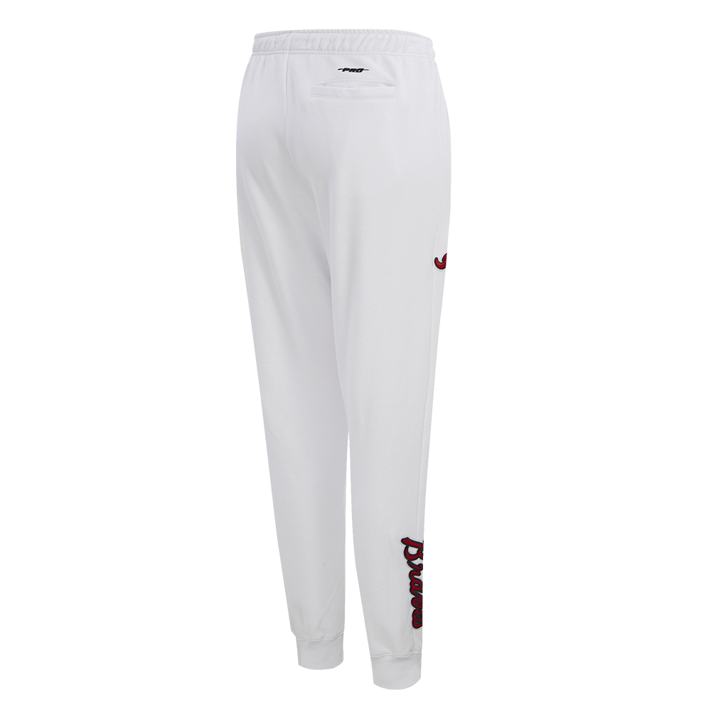 MLB ATLANTA BRAVES CLASSIC PANTALON OUATÉ POUR FEMME (BLANC)