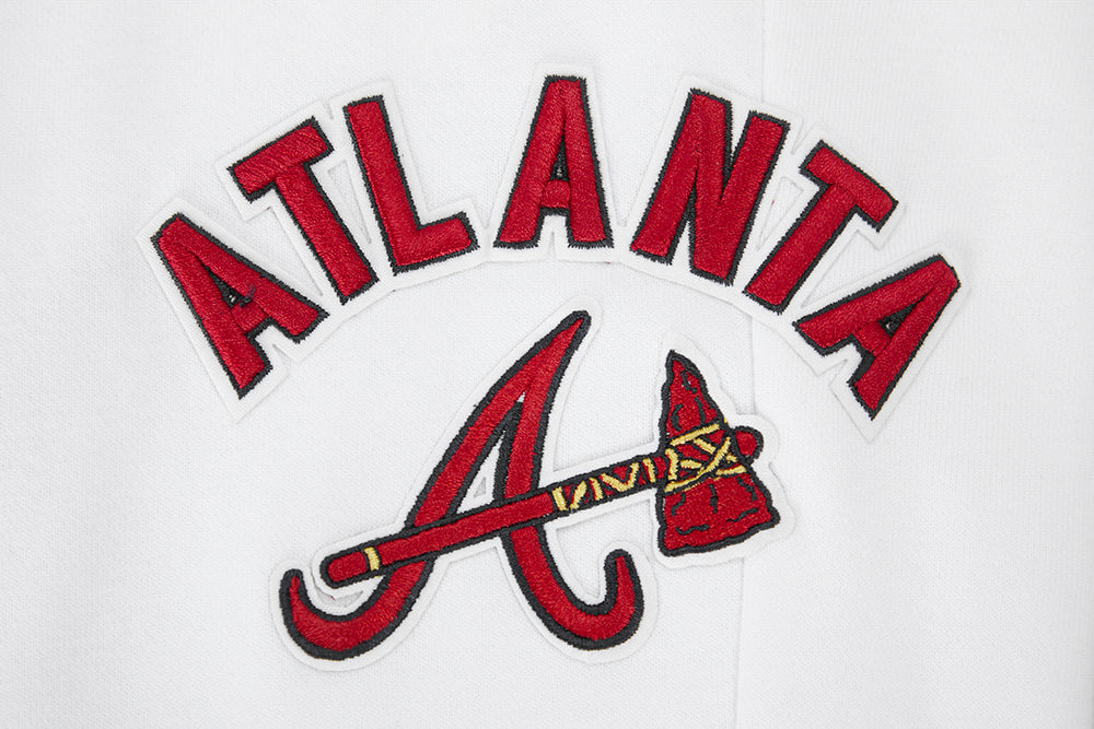MLB ATLANTA BRAVES CLASSIC PANTALON OUATÉ POUR FEMME (BLANC)
