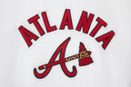 MLB ATLANTA BRAVES CLASSIC PANTALON OUATÉ POUR FEMME (BLANC)