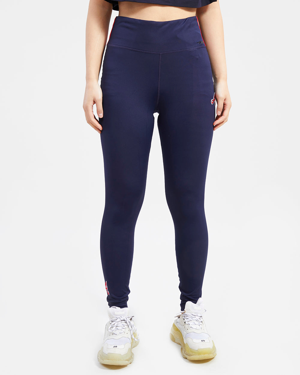 MLB ATLANTA BRAVES CLASSIC WOMEN'S LUX LEGGING (MIDNIGHT NAVY)