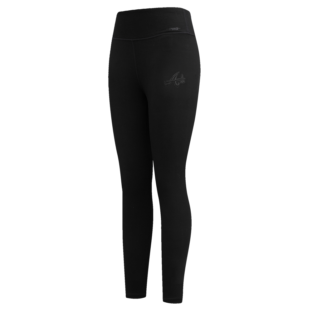MLB ATLANTA BRAVES NEUTRAL WOMEN'S JERSEY LEGGING (BLACK)
