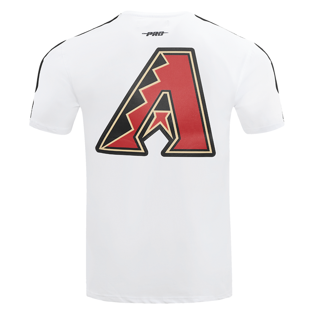 MLB ARIZONA DIAMONDBACKS CLASSIC MESH HAUT EN JERSEY SIMPLE À RAYURES (BLANC/NOIR)