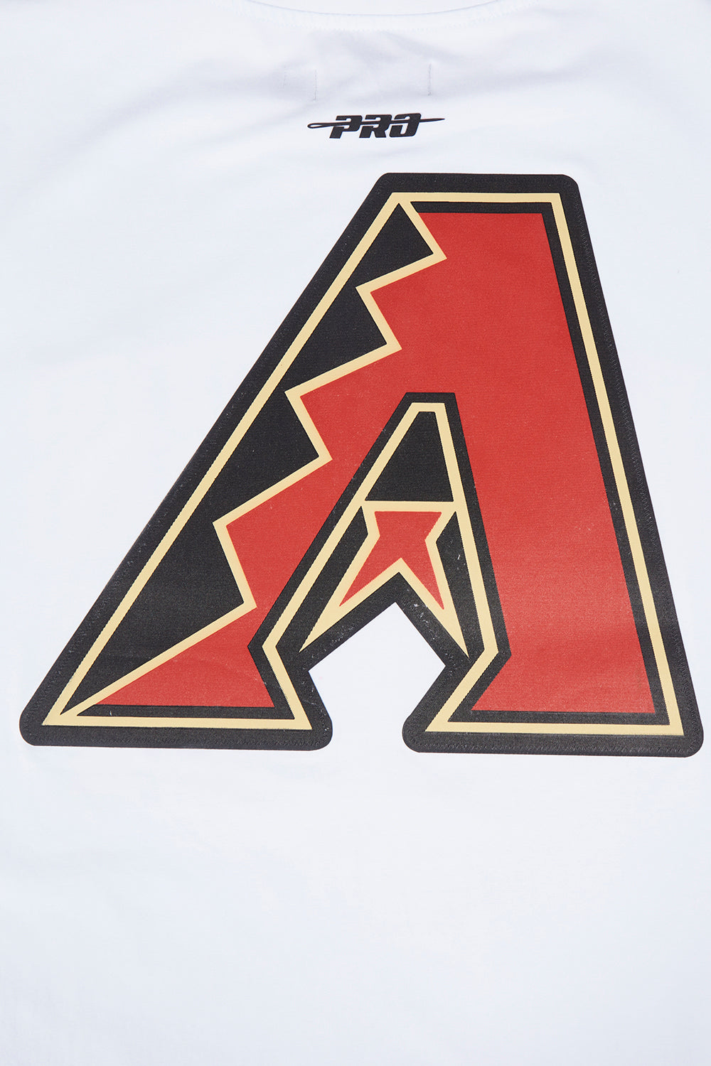 MLB ARIZONA DIAMONDBACKS CLASSIC MESH HAUT EN JERSEY SIMPLE À RAYURES (BLANC/NOIR)