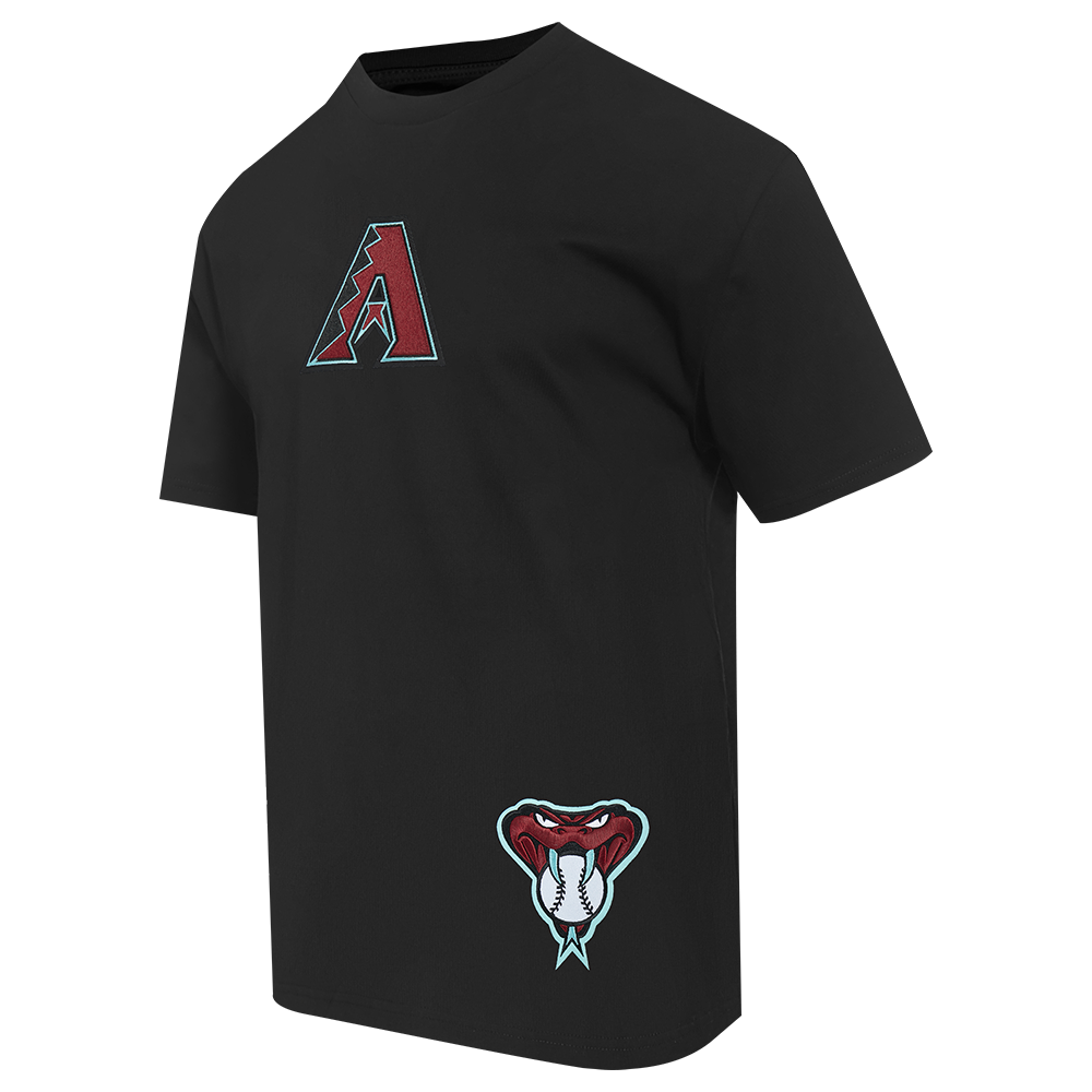 MLB ARIZONA DIAMONDBACKS WINGSPAN HAUT EN JERSEY DE COTON À ÉPAULES TOMBANTES V2 POUR HOMME (NOIR)