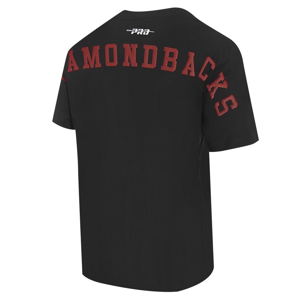 MLB ARIZONA DIAMONDBACKS WINGSPAN HAUT EN JERSEY DE COTON À ÉPAULES TOMBANTES V2 POUR HOMME (NOIR)