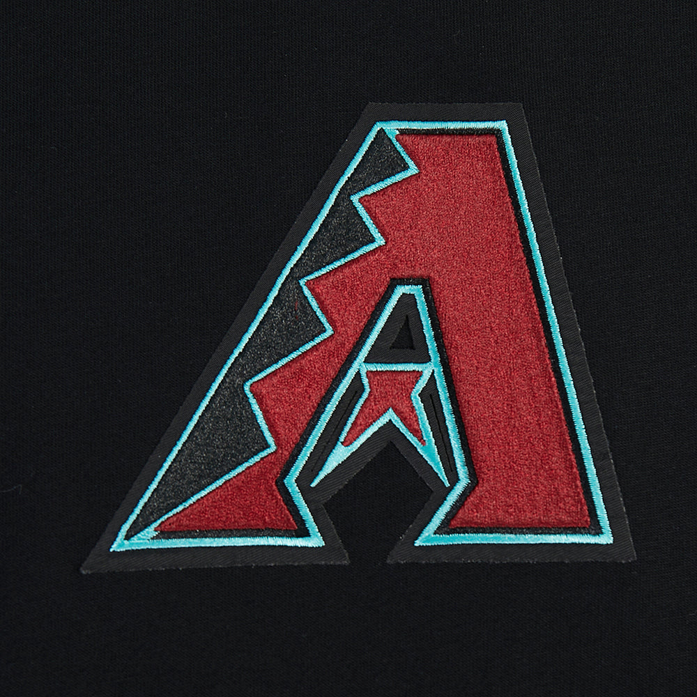 MLB ARIZONA DIAMONDBACKS WINGSPAN HAUT EN JERSEY DE COTON À ÉPAULES TOMBANTES V2 POUR HOMME (NOIR)