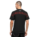 MLB ARIZONA DIAMONDBACKS WINGSPAN HAUT EN JERSEY DE COTON À ÉPAULES TOMBANTES V2 POUR HOMME (NOIR)