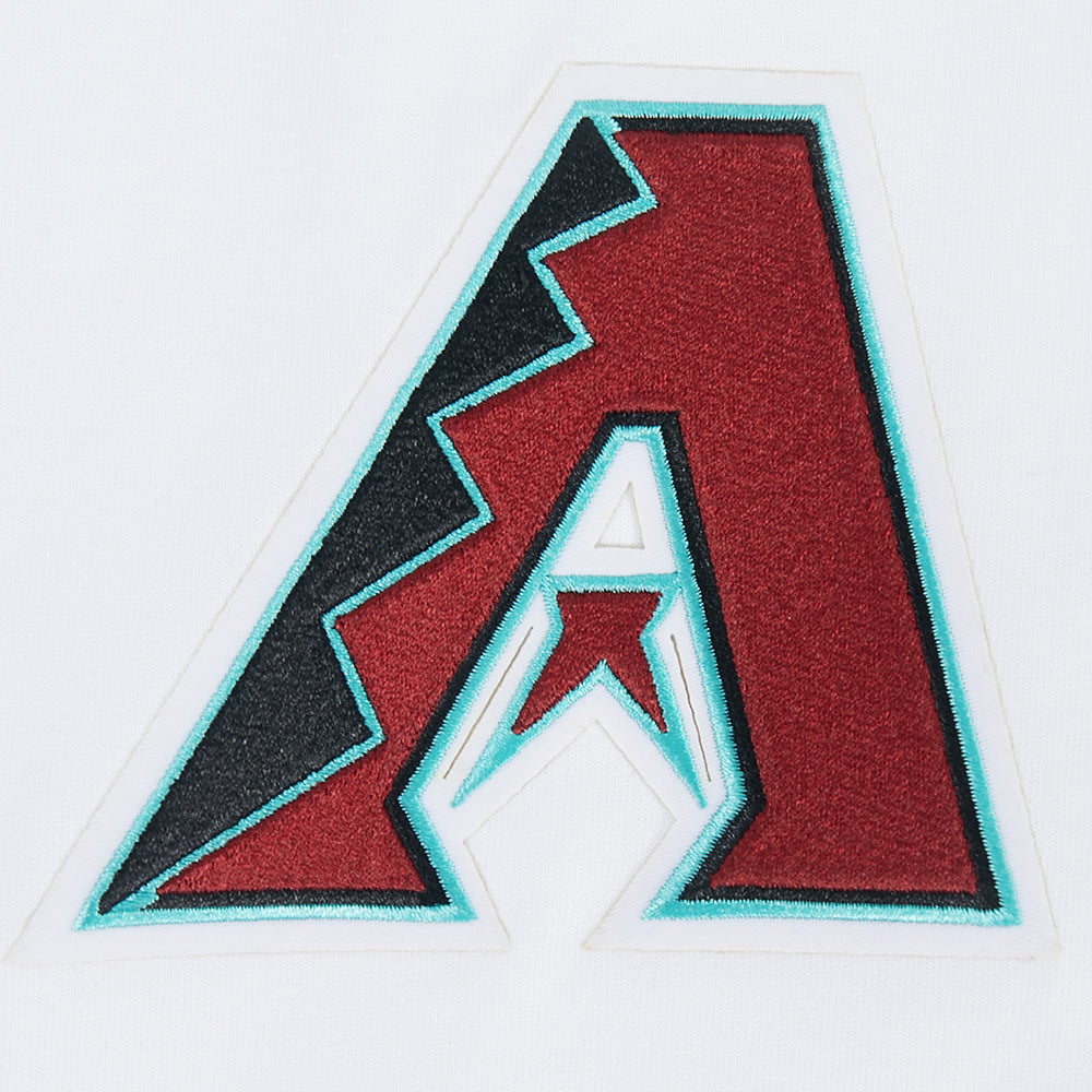 MLB ARIZONA DIAMONDBACKS WINGSPAN HAUT EN JERSEY DE COTON À ÉPAULES TOMBANTES V2 POUR HOMME (BLANC)