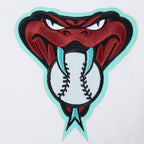 MLB ARIZONA DIAMONDBACKS WINGSPAN HAUT EN JERSEY DE COTON À ÉPAULES TOMBANTES V2 POUR HOMME (BLANC)