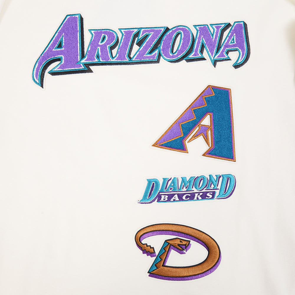 MLB ARIZONA DIAMONDBACKS RETRO CLASSICS HAUT POUR HOMME (COQUILLE D'ŒUF/VIOLET)