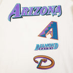 MLB ARIZONA DIAMONDBACKS RETRO CLASSICS HAUT POUR HOMME (COQUILLE D'ŒUF/VIOLET)